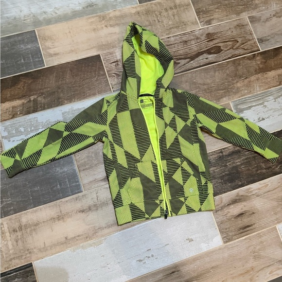 Xersion Other - Kids’ Xersion Bright Yellow and Black Checkered Jacket